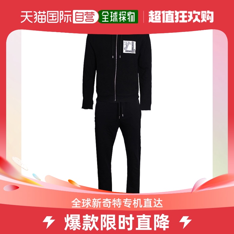 香港直邮VERSACE COLLECTION 黑色男士运动套装 V800883-VJ00358-