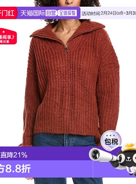 自营ba&sh Beltane Mohair & Alpaca-Blend Sweater - white 美国