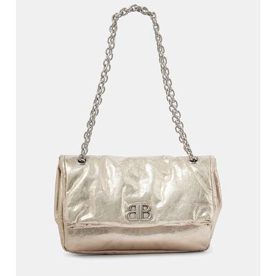 潮奢 Balenciaga 巴黎世家 女士 Monaco Small metallic leathe