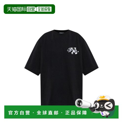 1h可退 香港直邮OFF-WHITE 男士T恤 44MAA120F26J00J001BLACK AW2
