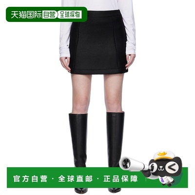 1h可退 香港直邮潮奢 A.P.C. 女士 黑色 Julie 短裙 PSAFUF06427