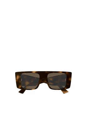 GUCCI 男士太阳镜 GG1888S002 SS2025 棕色 矩形太阳镜