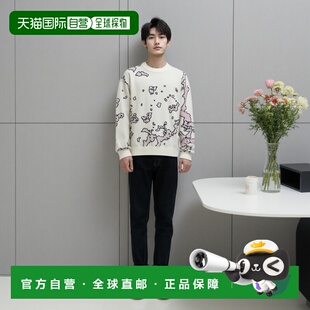 宽松圆领原创图形提花针织衫 男士 7515010913 日本直邮BAL 1h可退