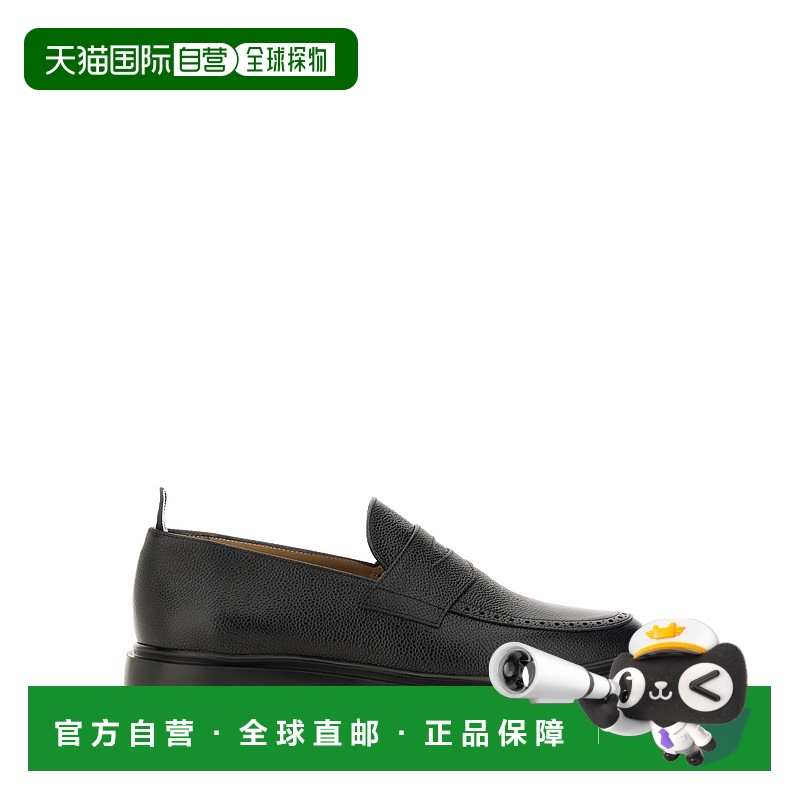 1h可退 香港直邮THOM BROWNE 男士商务休闲鞋 MFD054G CO 黑色