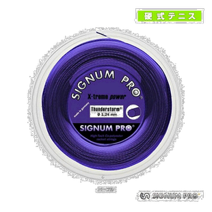 日本直邮Signum Pro 网球线 滚动等 Thunderstorm 200m 滚动