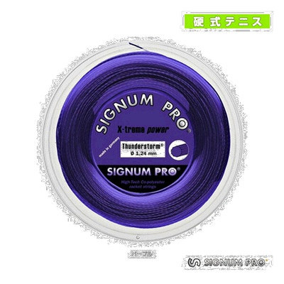 日本直邮Signum Pro 网球线 滚动等 Thunderstorm 200m 滚动