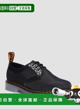 自营欧洲直邮DrMartens马丁大夫 1461 King Nerd女士黑色皮革鞋
