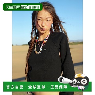 CALIE BACK 女士女士卫衣 CA23CSW015BK STRING 绒衫 韩国直邮ASIF