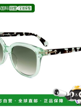 自营 Kate Spade女式53毫米灰色太阳镜-绿色 美国奥莱直发