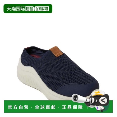 自营Dearfoams Women's Gracie Sport Knit Slip-On Clog - navy