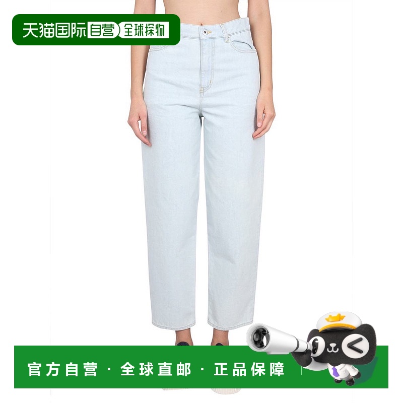 1h可退 香港直邮KENZO 女士牛仔裤 FD62DP2156B4DB AW2023 蓝色