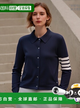 香港直邮THOM BROWNE 女士衬衫 FKL003AY3036415 SS2026蓝色 开衫