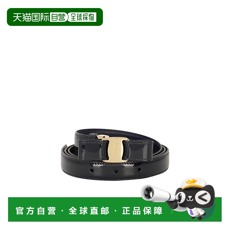 香港直邮Salvatore Ferragamo 蝴蝶结扣饰皮带菲拉格慕 23A481