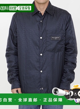 香港直邮BALMAIN 男士夹克 BH1HD001XB11EAP AW2023 蓝色 Black n