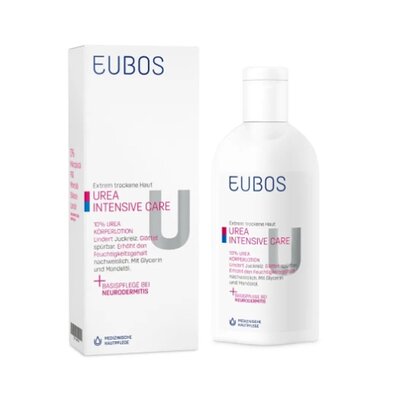 欧洲直邮Eubos德国进口舒缓保湿抗干燥快吸收尿素身体乳200ml