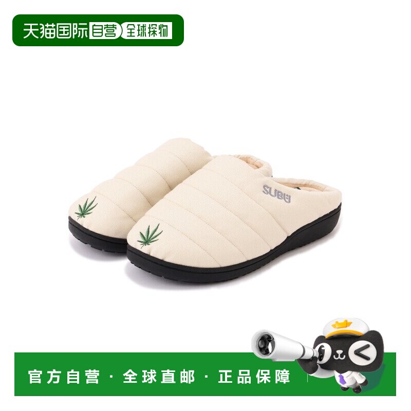 日本直邮MANASTASH联名SUBU麻棉混纺刺绣凉鞋( 【付后1h可退】