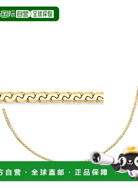 自营RS Pure by Ross Simons意大利18K金细纹项链-16英寸 美国奥