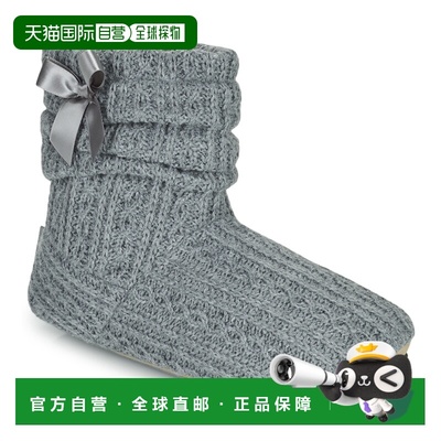 欧洲直邮Isotoner  97720 女士厚底拖鞋鞋子 97220-GRIS