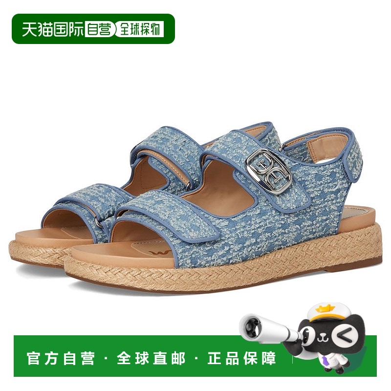1小时内可退 【美国直邮】sam edelman 女士 凉鞋厚底编织外穿 百