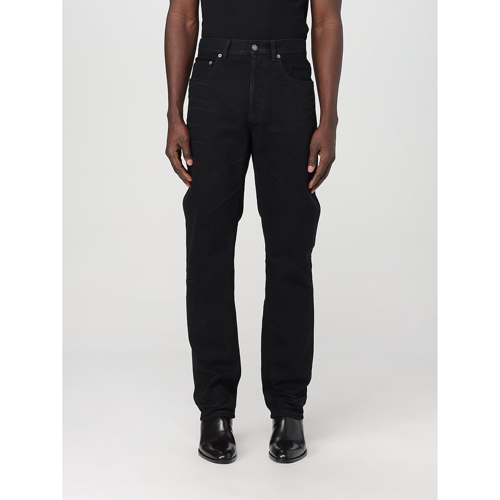 潮奢 Saint Laurent 圣罗兰 男士 直筒牛仔裤 757190Y05SB