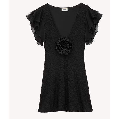 SAINT LAURENT 女士连衣裙 842362Y3K471000 AW2025