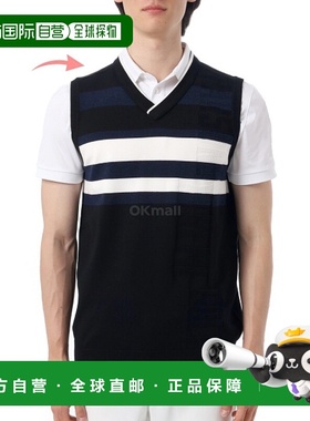 韩国直邮PXG 男士V领拼色针织背心（CM-MS25ASV3-19） 针织/背心