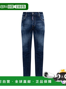 香港直邮DSQUARED2 男士牛仔裤 SS2025 S74LB1653S30664470直筒裤