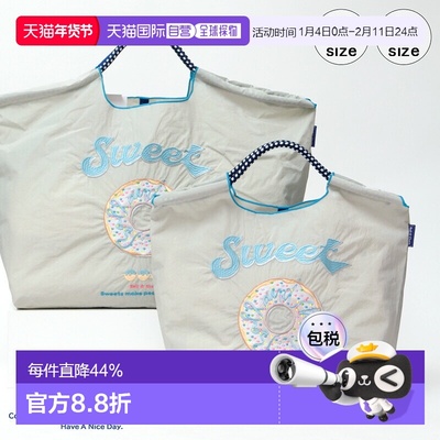 日本直邮ball&chain 女士大容量手提包轻便刺绣购物袋 M/L码