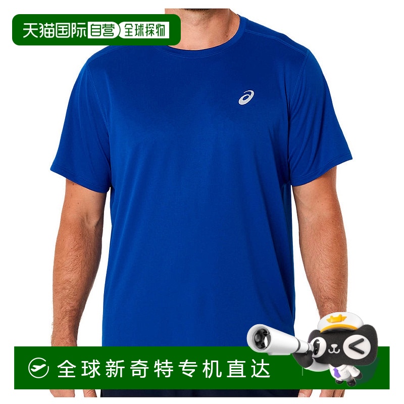 1h可退 香港直邮ASICS 男士T恤 2165004DARKREDPLANET CO 蓝色