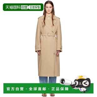 米色平驳领风衣 1h可退 女士 香港直邮潮奢 242WRO1583FB0 TOTÊME