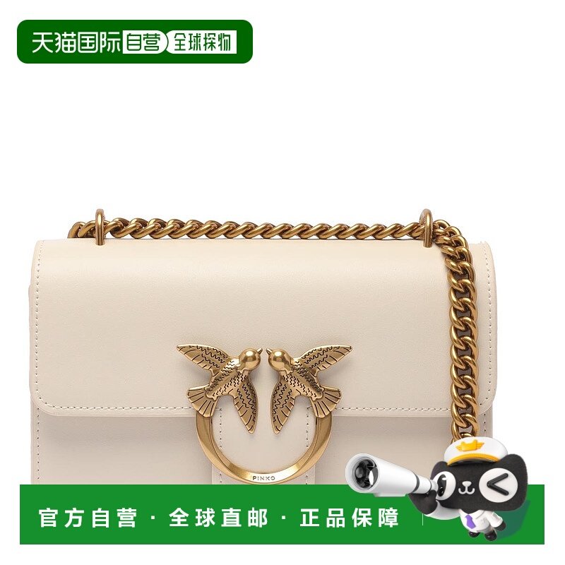 香港直邮PINKO 女士斜挎包 100074A0F1Z14Q AW2025 白色 Love one