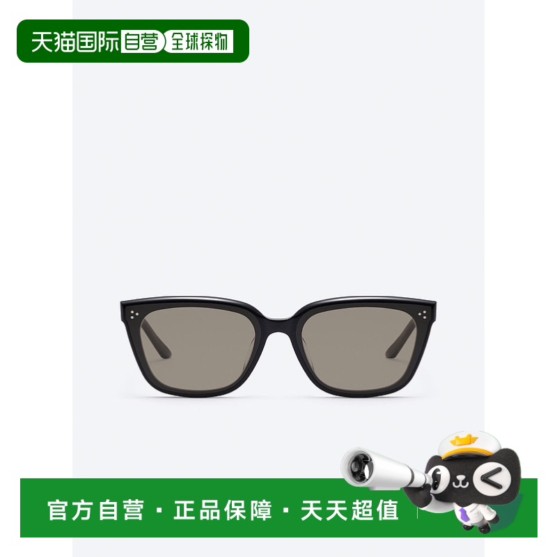 日潮跑腿GENTLE MONSTER Numer 01(G) 时尚太阳镜黑墨镜 黑方形