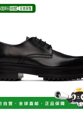 1h可退 香港直邮Lanvin 朗雯 男士 黑色 Alto 德比鞋 FMSHGY02GLC