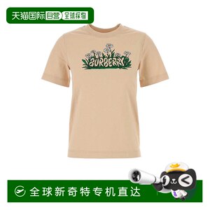1h可退香港直邮BURBERRY女士T恤 8102402C1789-0 SS2025粉红色