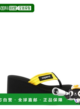 1h可退 香港直邮Coperni 女士 人字拖 COPSH09F3070BLKYLW