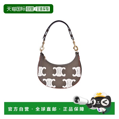 香港直邮Celine AVA TRIOMPHE刺绣单肩包 196922EFT.斜挎包手提包