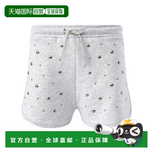 香港直邮MSGM 白色 男童短裤 SS2025 抽绳 S5MSJGSH225107 1h可退