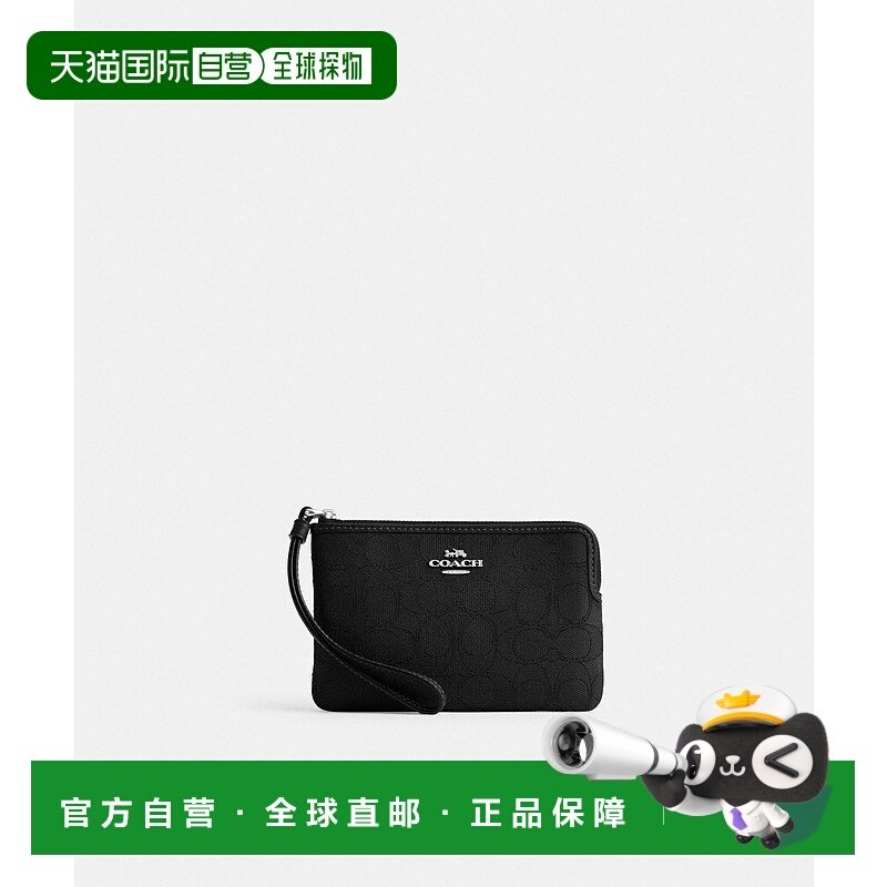 日本直邮COACH Corner Zip蔻驰钱包卡套卡包