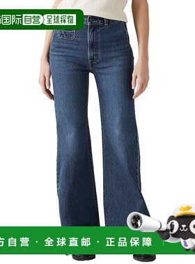 自营 Levi's Ribcage Bells复古月度闪光牛仔裤-多色 美国奥莱直