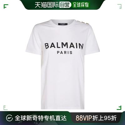 香港直邮BALMAIN 女士T恤 BF1EF005BB02GAB-74