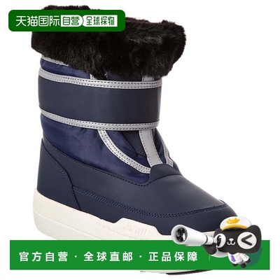 自营Moon Boot Jr Park Strap Boot - blue 美国奥莱直发