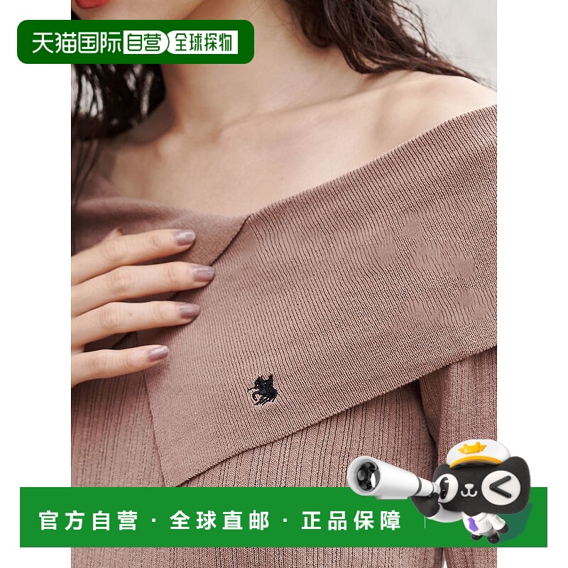 1h可退 日本直邮LAGUNAMOON 女装 POLO BCS联名 不对称领口 针织