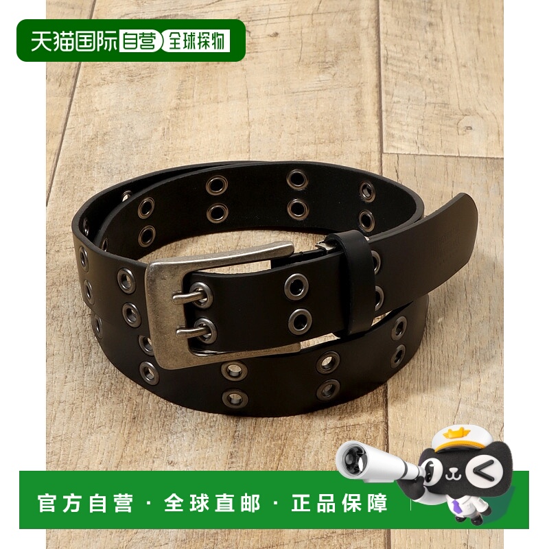 1h可退 日本直邮UNIVERSAL OVERALL 双针扣眼皮革皮带 UV0620Q