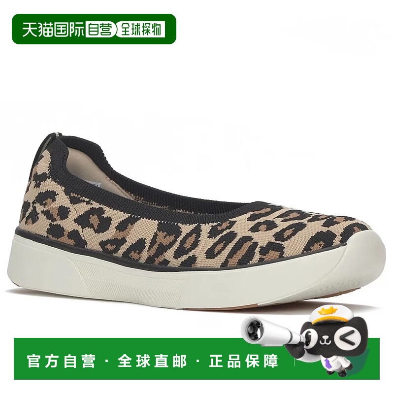 自营Keds BlissWalk Skimmer Flats Women's Tan Leopard Print S