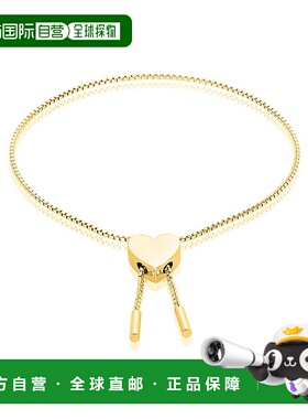 自营 Adornia Heart Bolo Slider 手链 镀金黄铜 - 黄色 美国奥莱