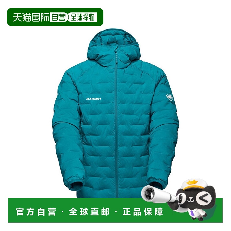 日潮跑腿MAMMUT猛犸象 Sender 保暖连帽夹克亚洲版型 1013-04380