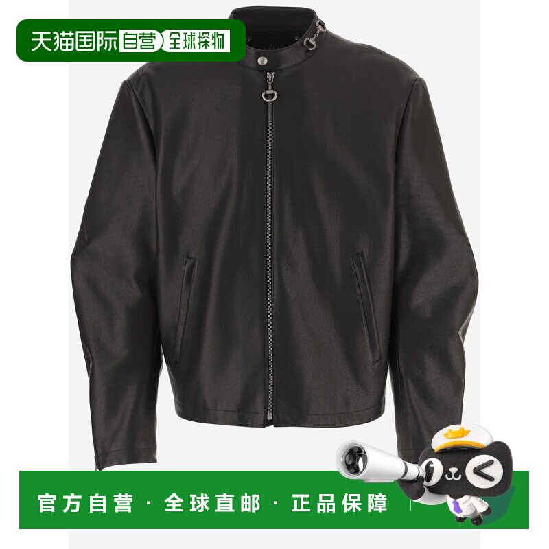 1h可退 香港直邮GUCCI 男士皮衣 864931XNBCJ1000 SS2026 黑色