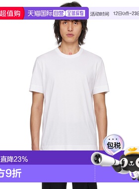 1h可退 香港直邮Givenchy 纪梵希 男士 白色 4G T 恤 BM716G3YCC