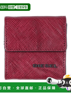 1h可退 香港直邮Diesel 迪赛 男士 钱包 red红色 舒适时尚