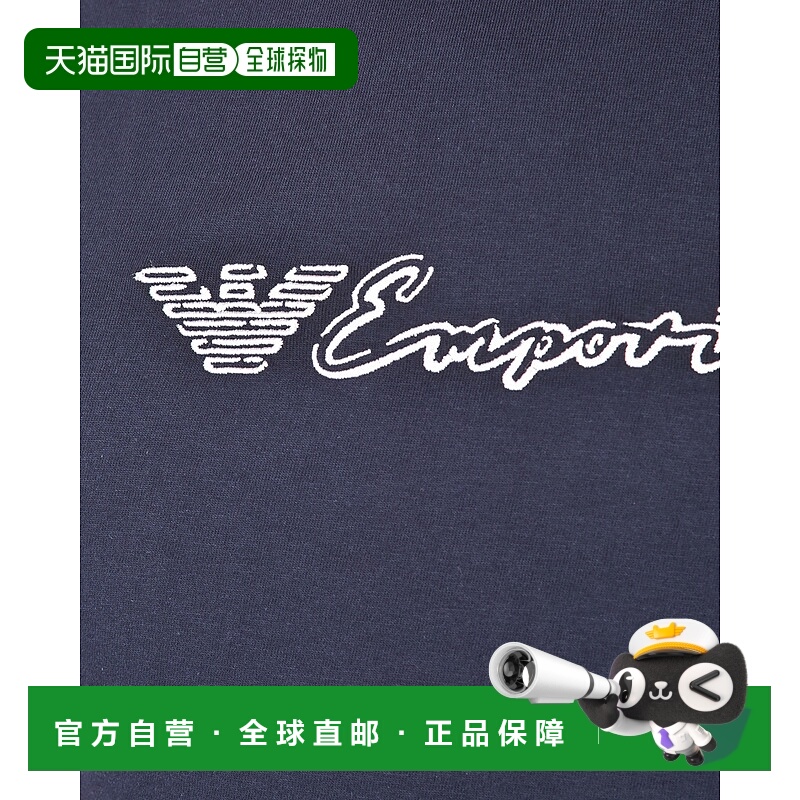 1h可退 香港直邮EMPORIO ARMANI 男士T恤 3Z1T961J00ZBLUE SS2022